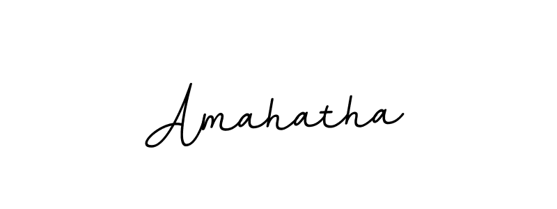 You should practise on your own different ways (BallpointsItalic-DORy9) to write your name (Amahatha) in signature. don't let someone else do it for you. Amahatha signature style 11 images and pictures png