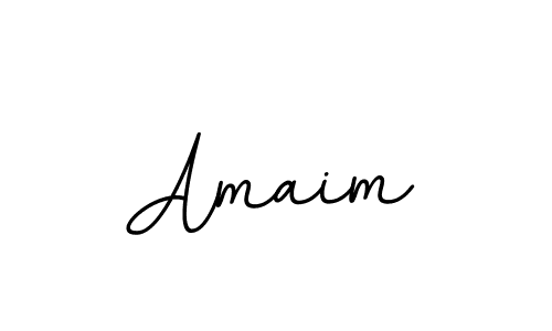 You should practise on your own different ways (BallpointsItalic-DORy9) to write your name (Amaim) in signature. don't let someone else do it for you. Amaim signature style 11 images and pictures png