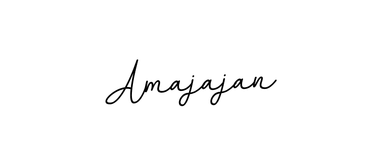 Use a signature maker to create a handwritten signature online. With this signature software, you can design (BallpointsItalic-DORy9) your own signature for name Amajajan. Amajajan signature style 11 images and pictures png