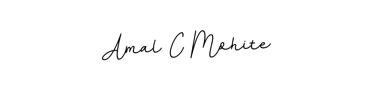 The best way (BallpointsItalic-DORy9) to make a short signature is to pick only two or three words in your name. The name Amal C Mohite include a total of six letters. For converting this name. Amal C Mohite signature style 11 images and pictures png