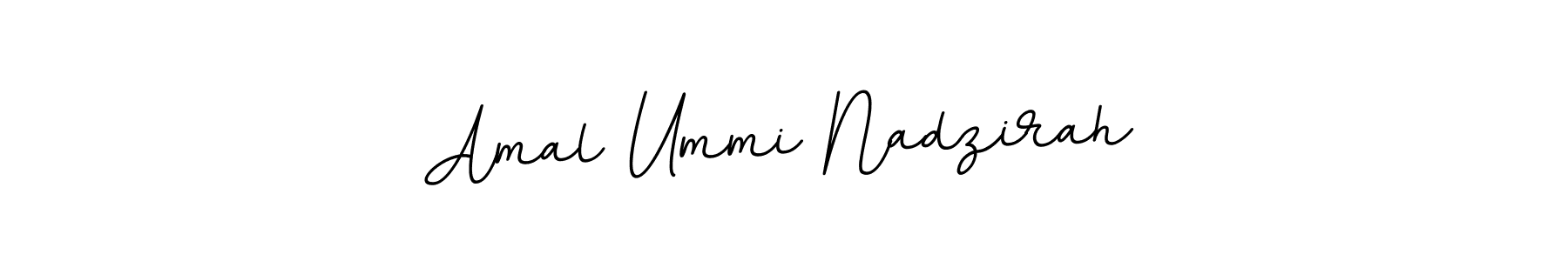 Design your own signature with our free online signature maker. With this signature software, you can create a handwritten (BallpointsItalic-DORy9) signature for name Amal Ummi Nadzirah. Amal Ummi Nadzirah signature style 11 images and pictures png