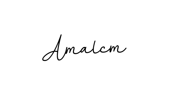 Design your own signature with our free online signature maker. With this signature software, you can create a handwritten (BallpointsItalic-DORy9) signature for name Amalcm. Amalcm signature style 11 images and pictures png