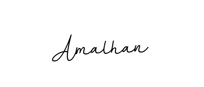 Amalhan stylish signature style. Best Handwritten Sign (BallpointsItalic-DORy9) for my name. Handwritten Signature Collection Ideas for my name Amalhan. Amalhan signature style 11 images and pictures png
