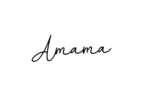 Use a signature maker to create a handwritten signature online. With this signature software, you can design (BallpointsItalic-DORy9) your own signature for name Amama. Amama signature style 11 images and pictures png