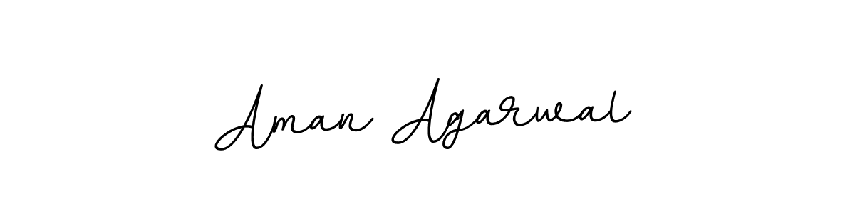 Create a beautiful signature design for name Aman Agarwal. With this signature (BallpointsItalic-DORy9) fonts, you can make a handwritten signature for free. Aman Agarwal signature style 11 images and pictures png