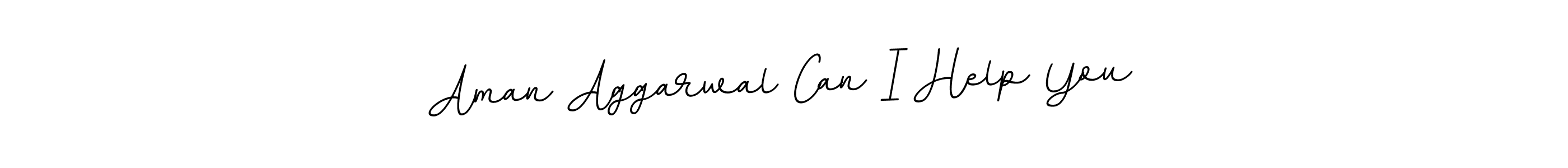 Create a beautiful signature design for name Aman Aggarwal Can I Help You. With this signature (BallpointsItalic-DORy9) fonts, you can make a handwritten signature for free. Aman Aggarwal Can I Help You signature style 11 images and pictures png