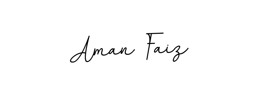 Aman Faiz stylish signature style. Best Handwritten Sign (BallpointsItalic-DORy9) for my name. Handwritten Signature Collection Ideas for my name Aman Faiz. Aman Faiz signature style 11 images and pictures png