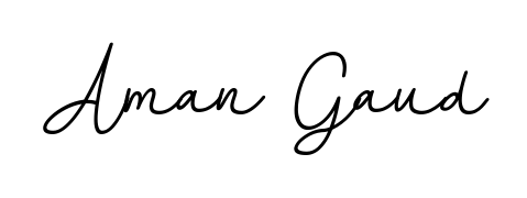 The BallpointsItalic-DORy9 font transforms the name Aman Gaud into an executive sign with sharp precision and distinguished character. Aman Gaud signature style 11 images and pictures png