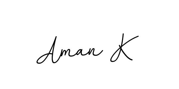 Also we have Aman K name is the best signature style. Create professional handwritten signature collection using BallpointsItalic-DORy9 autograph style. Aman K signature style 11 images and pictures png