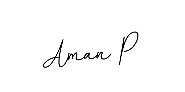 How to make Aman P signature? BallpointsItalic-DORy9 is a professional autograph style. Create handwritten signature for Aman P name. Aman P signature style 11 images and pictures png