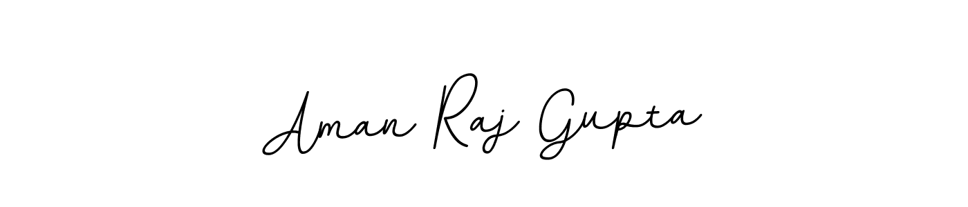 The best way (BallpointsItalic-DORy9) to make a short signature is to pick only two or three words in your name. The name Aman Raj Gupta include a total of six letters. For converting this name. Aman Raj Gupta signature style 11 images and pictures png