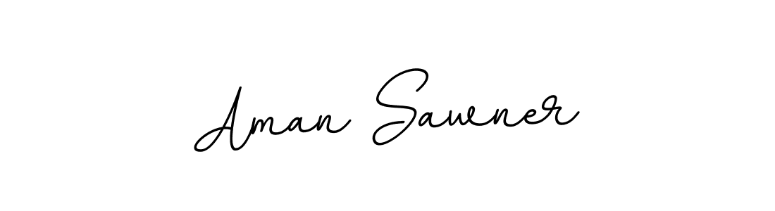 Use a signature maker to create a handwritten signature online. With this signature software, you can design (BallpointsItalic-DORy9) your own signature for name Aman Sawner. Aman Sawner signature style 11 images and pictures png