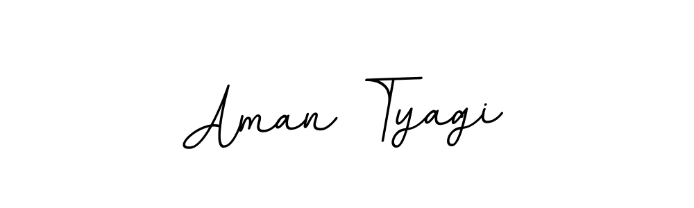 Use a signature maker to create a handwritten signature online. With this signature software, you can design (BallpointsItalic-DORy9) your own signature for name Aman Tyagi. Aman Tyagi signature style 11 images and pictures png