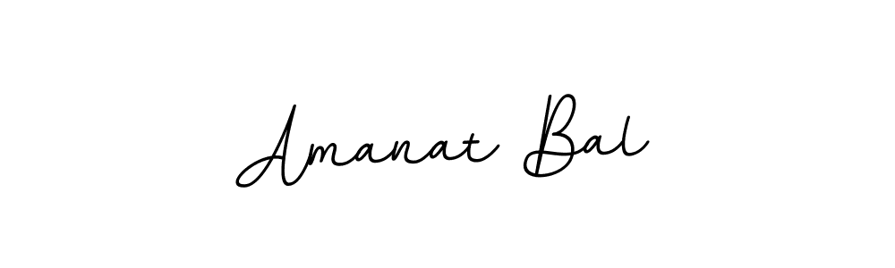 The best way (BallpointsItalic-DORy9) to make a short signature is to pick only two or three words in your name. The name Amanat Bal include a total of six letters. For converting this name. Amanat Bal signature style 11 images and pictures png