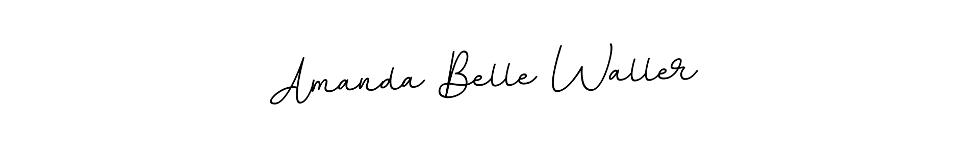 This is the best signature style for the Amanda Belle Waller name. Also you like these signature font (BallpointsItalic-DORy9). Mix name signature. Amanda Belle Waller signature style 11 images and pictures png