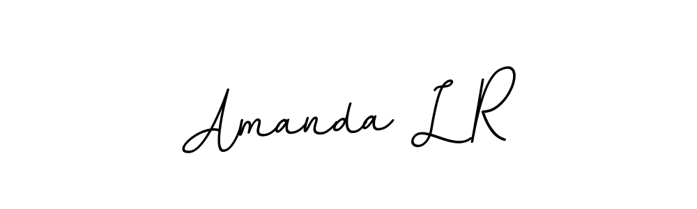 Make a beautiful signature design for name Amanda L R. With this signature (BallpointsItalic-DORy9) style, you can create a handwritten signature for free. Amanda L R signature style 11 images and pictures png