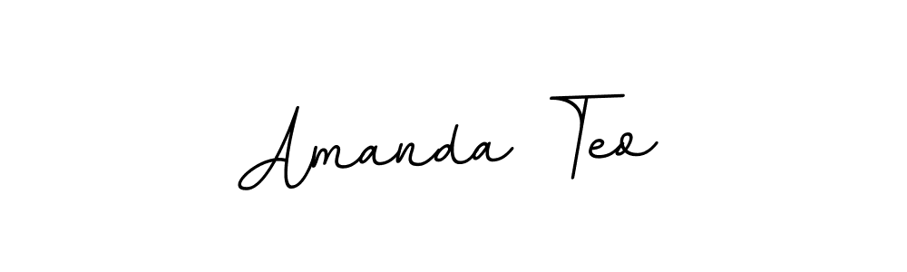 How to make Amanda Teo name signature. Use BallpointsItalic-DORy9 style for creating short signs online. This is the latest handwritten sign. Amanda Teo signature style 11 images and pictures png