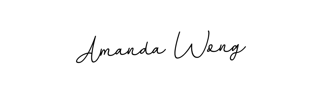 You should practise on your own different ways (BallpointsItalic-DORy9) to write your name (Amanda Wong) in signature. don't let someone else do it for you. Amanda Wong signature style 11 images and pictures png