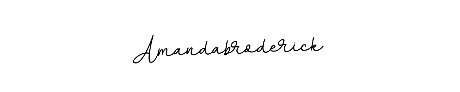 BallpointsItalic-DORy9 is a professional signature style that is perfect for those who want to add a touch of class to their signature. It is also a great choice for those who want to make their signature more unique. Get Amandabroderick name to fancy signature for free. Amandabroderick signature style 11 images and pictures png