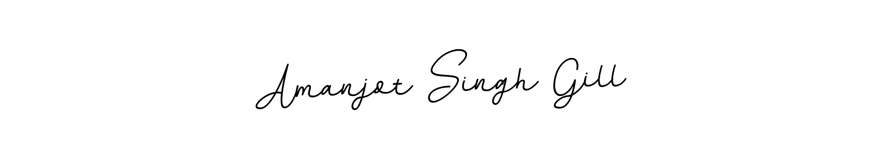 The best way (BallpointsItalic-DORy9) to make a short signature is to pick only two or three words in your name. The name Amanjot Singh Gill include a total of six letters. For converting this name. Amanjot Singh Gill signature style 11 images and pictures png