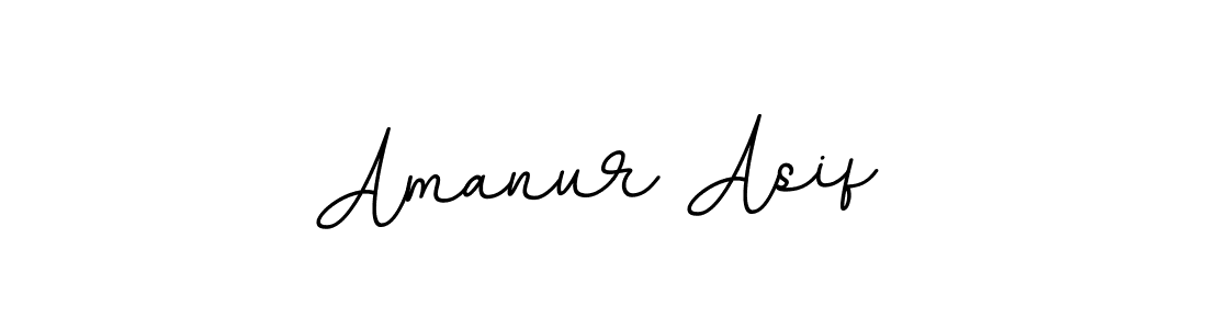 Design your own signature with our free online signature maker. With this signature software, you can create a handwritten (BallpointsItalic-DORy9) signature for name Amanur Asif. Amanur Asif signature style 11 images and pictures png