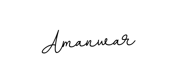 Design your own signature with our free online signature maker. With this signature software, you can create a handwritten (BallpointsItalic-DORy9) signature for name Amanwar. Amanwar signature style 11 images and pictures png