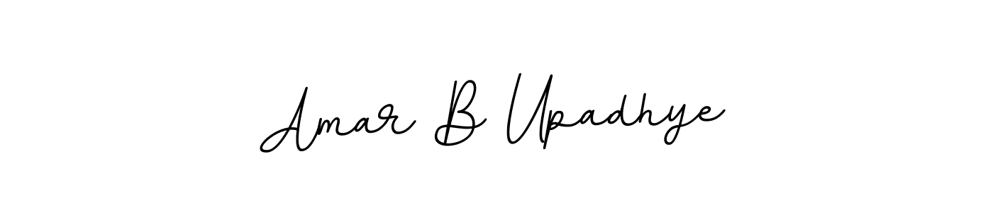 This is the best signature style for the Amar B Upadhye name. Also you like these signature font (BallpointsItalic-DORy9). Mix name signature. Amar B Upadhye signature style 11 images and pictures png