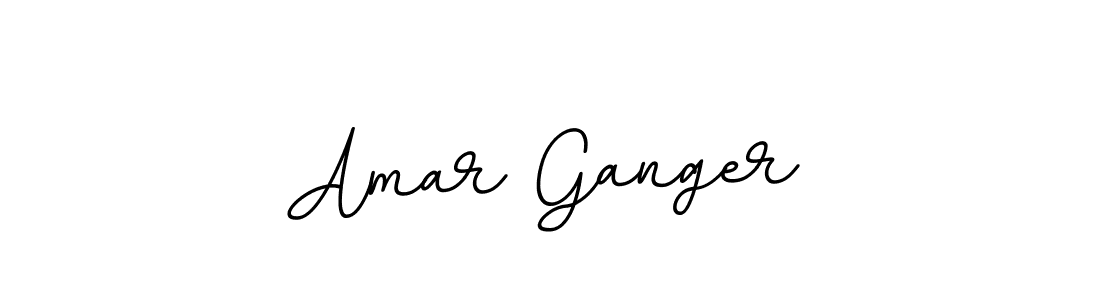 How to make Amar Ganger name signature. Use BallpointsItalic-DORy9 style for creating short signs online. This is the latest handwritten sign. Amar Ganger signature style 11 images and pictures png