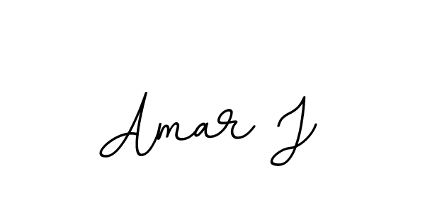 Create a beautiful signature design for name Amar J. With this signature (BallpointsItalic-DORy9) fonts, you can make a handwritten signature for free. Amar J signature style 11 images and pictures png