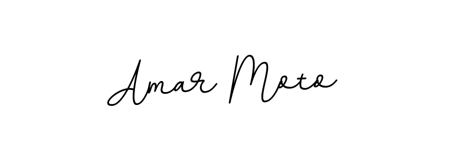 How to make Amar Moto name signature. Use BallpointsItalic-DORy9 style for creating short signs online. This is the latest handwritten sign. Amar Moto signature style 11 images and pictures png