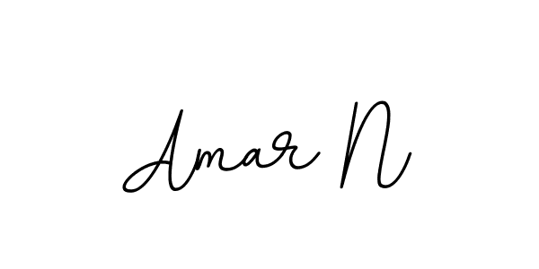 How to make Amar N name signature. Use BallpointsItalic-DORy9 style for creating short signs online. This is the latest handwritten sign. Amar N signature style 11 images and pictures png