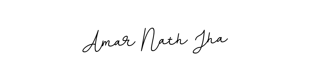 Use a signature maker to create a handwritten signature online. With this signature software, you can design (BallpointsItalic-DORy9) your own signature for name Amar Nath Jha. Amar Nath Jha signature style 11 images and pictures png