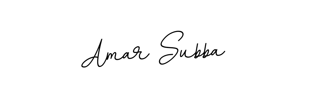 Design your own signature with our free online signature maker. With this signature software, you can create a handwritten (BallpointsItalic-DORy9) signature for name Amar Subba. Amar Subba signature style 11 images and pictures png