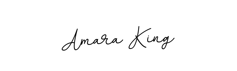 Use a signature maker to create a handwritten signature online. With this signature software, you can design (BallpointsItalic-DORy9) your own signature for name Amara King. Amara King signature style 11 images and pictures png