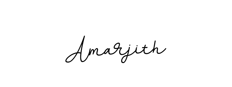 Use a signature maker to create a handwritten signature online. With this signature software, you can design (BallpointsItalic-DORy9) your own signature for name Amarjith. Amarjith signature style 11 images and pictures png