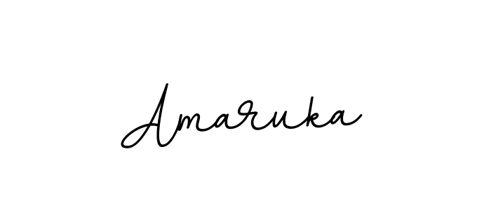 Design your own signature with our free online signature maker. With this signature software, you can create a handwritten (BallpointsItalic-DORy9) signature for name Amaruka. Amaruka signature style 11 images and pictures png