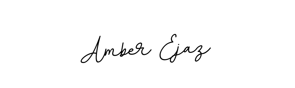 How to make Amber Ejaz name signature. Use BallpointsItalic-DORy9 style for creating short signs online. This is the latest handwritten sign. Amber Ejaz signature style 11 images and pictures png