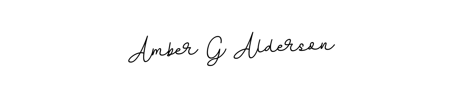 You should practise on your own different ways (BallpointsItalic-DORy9) to write your name (Amber G Alderson) in signature. don't let someone else do it for you. Amber G Alderson signature style 11 images and pictures png