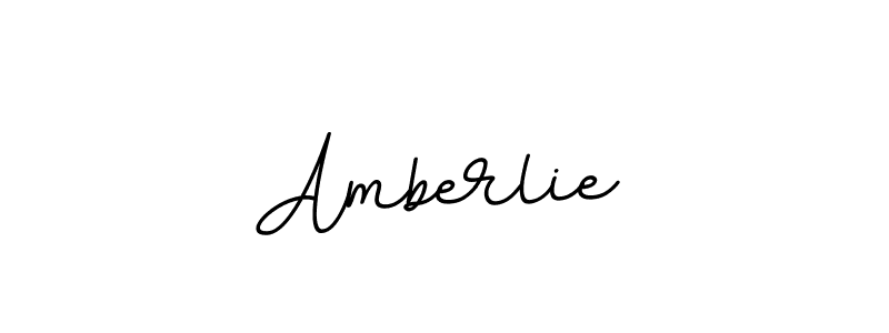 if you are searching for the best signature style for your name Amberlie. so please give up your signature search. here we have designed multiple signature styles  using BallpointsItalic-DORy9. Amberlie signature style 11 images and pictures png