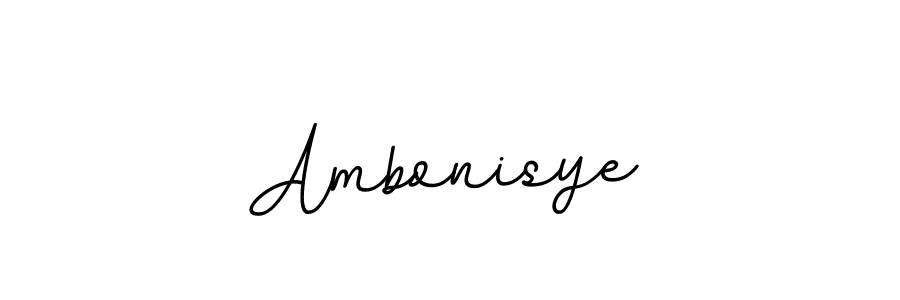 The best way (BallpointsItalic-DORy9) to make a short signature is to pick only two or three words in your name. The name Ambonisye include a total of six letters. For converting this name. Ambonisye signature style 11 images and pictures png