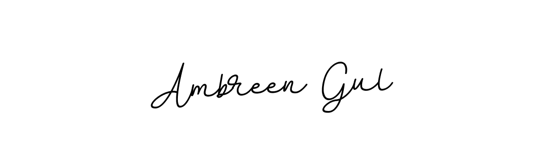 Design your own signature with our free online signature maker. With this signature software, you can create a handwritten (BallpointsItalic-DORy9) signature for name Ambreen Gul. Ambreen Gul signature style 11 images and pictures png
