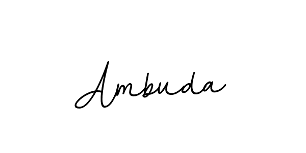 Make a beautiful signature design for name Ambuda. With this signature (BallpointsItalic-DORy9) style, you can create a handwritten signature for free. Ambuda signature style 11 images and pictures png