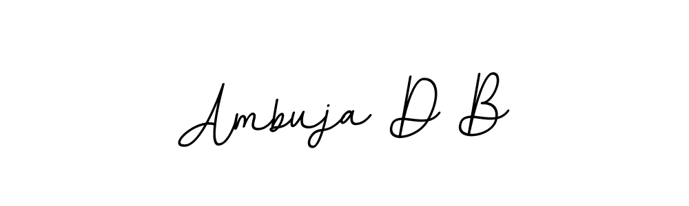 Here are the top 10 professional signature styles for the name Ambuja D B. These are the best autograph styles you can use for your name. Ambuja D B signature style 11 images and pictures png