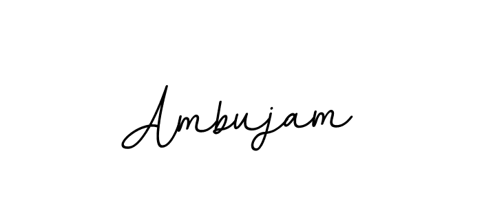 The best way (BallpointsItalic-DORy9) to make a short signature is to pick only two or three words in your name. The name Ambujam include a total of six letters. For converting this name. Ambujam signature style 11 images and pictures png