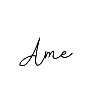 The best way (BallpointsItalic-DORy9) to make a short signature is to pick only two or three words in your name. The name Ame include a total of six letters. For converting this name. Ame signature style 11 images and pictures png
