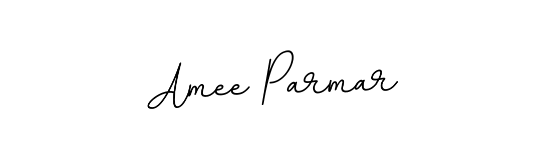 Make a beautiful signature design for name Amee Parmar. With this signature (BallpointsItalic-DORy9) style, you can create a handwritten signature for free. Amee Parmar signature style 11 images and pictures png