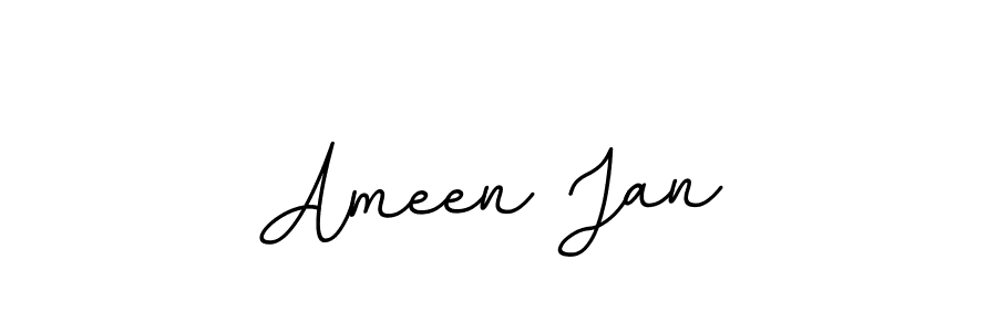 if you are searching for the best signature style for your name Ameen Jan. so please give up your signature search. here we have designed multiple signature styles  using BallpointsItalic-DORy9. Ameen Jan signature style 11 images and pictures png