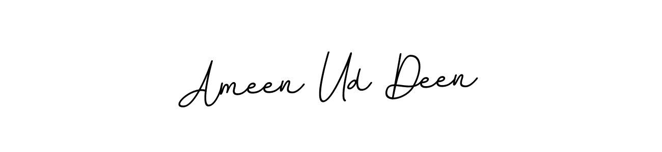 Design your own signature with our free online signature maker. With this signature software, you can create a handwritten (BallpointsItalic-DORy9) signature for name Ameen Ud Deen. Ameen Ud Deen signature style 11 images and pictures png