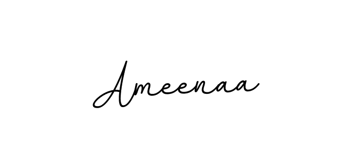 The best way (BallpointsItalic-DORy9) to make a short signature is to pick only two or three words in your name. The name Ameenaa include a total of six letters. For converting this name. Ameenaa signature style 11 images and pictures png