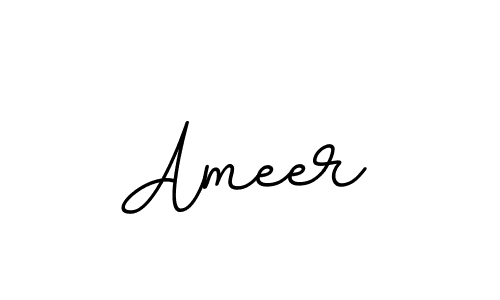 Ameer stylish signature style. Best Handwritten Sign (BallpointsItalic-DORy9) for my name. Handwritten Signature Collection Ideas for my name Ameer. Ameer signature style 11 images and pictures png